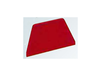 Raspador de masa Rojo 216 x 128mm trapezoide