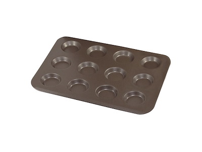 Molde para hornear antiadherente 32x24,5 12 tartas 55