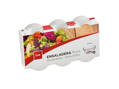 Tazón Apilable 9 cm 6-paquete Cok