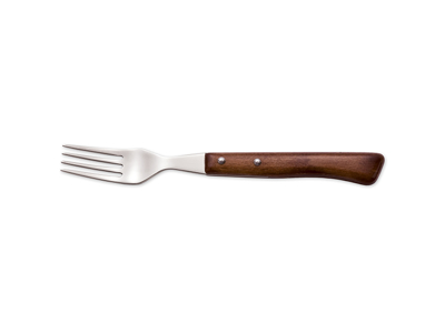 Tenedor de carne, 20 cm, Arcos, Acero inoxidable/Madera