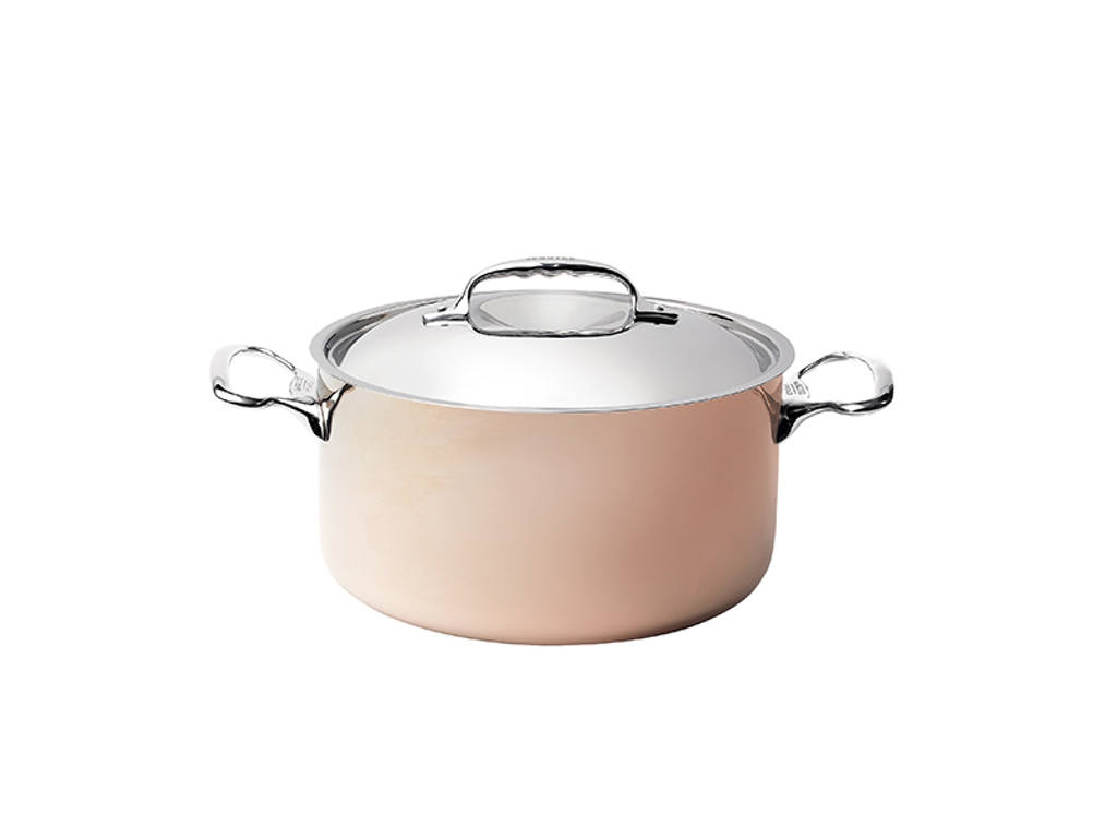 Cacerola cobre c/tapa, 20cm, de Buyer