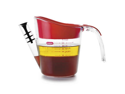 Separador de grasa 0,5 l para salsa con filtro