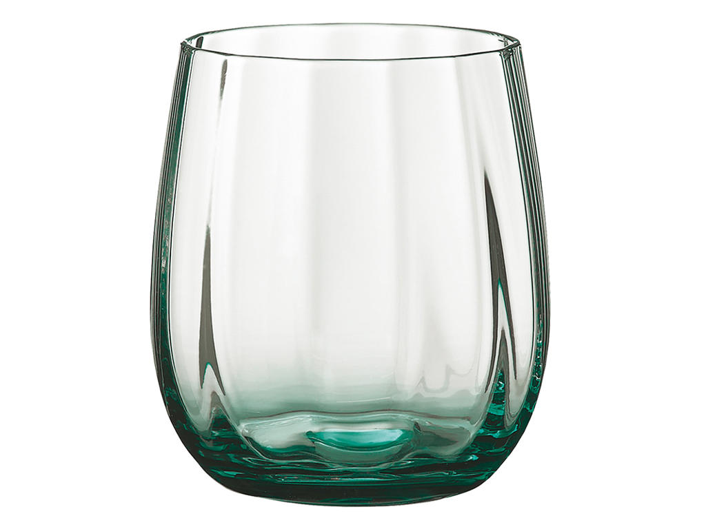 Vaso de vidrio Sholm verde 2 piezas 30 cl