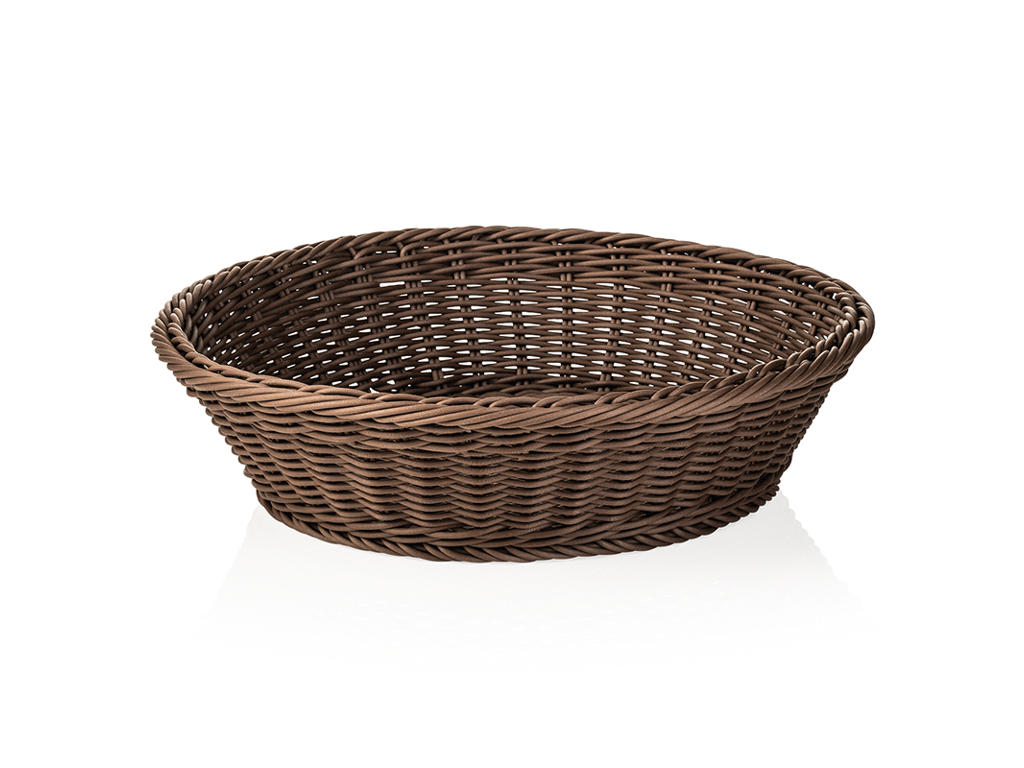 Cesta de pan Marrón  37cm H9 cm Weaver Pro