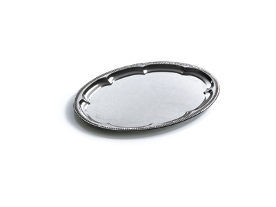 Plato desechable ovalado 45 x 34 cm.