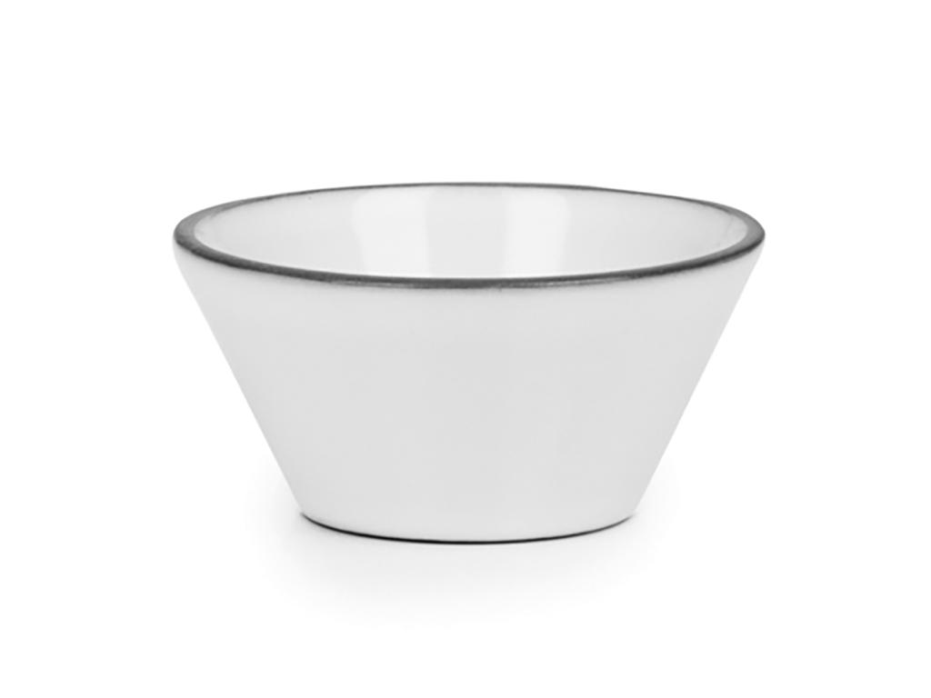 Equinoxe Conical Bowl  8,2 cm 8 cl Cumulus White