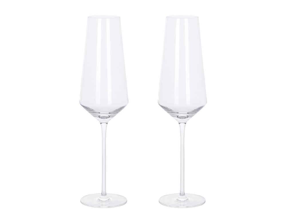 Vaso de Champán 280ml 2piezas Ultima Cristal