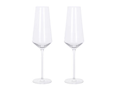 Vaso de Champán 280ml 2piezas Ultima Cristal