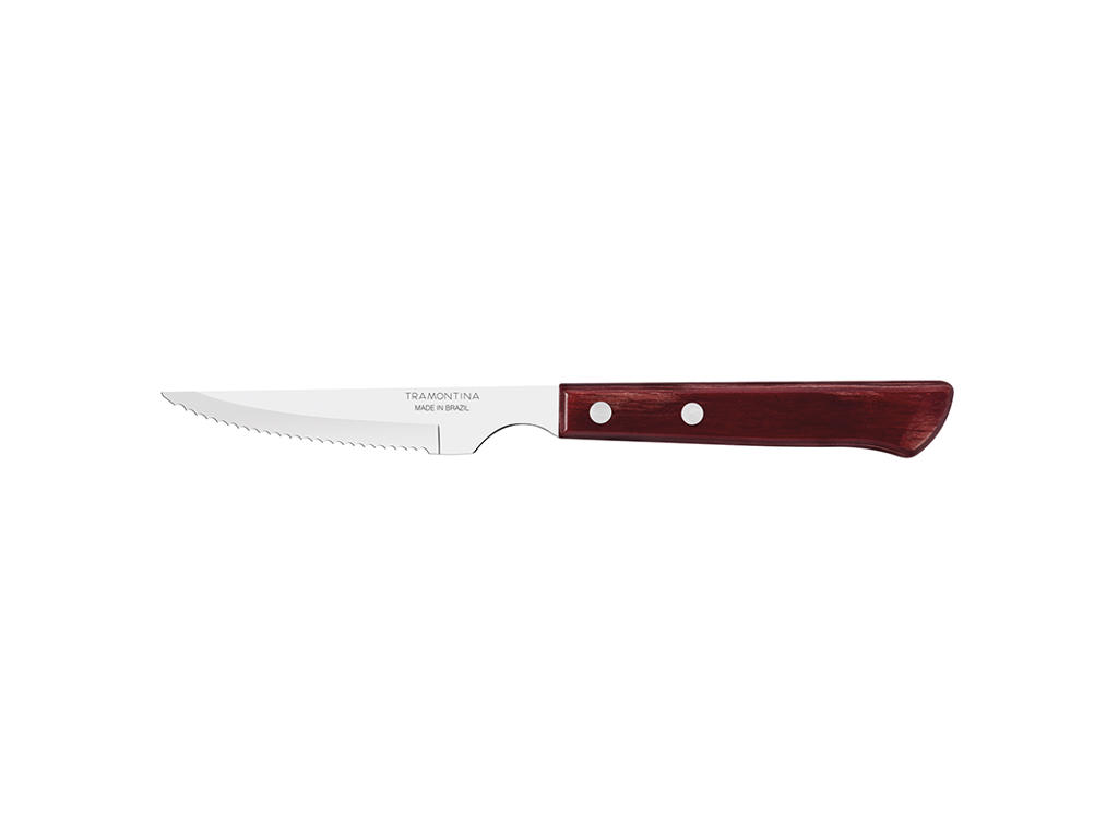 Cuchillo de carne 11 cm Rojo Polywood