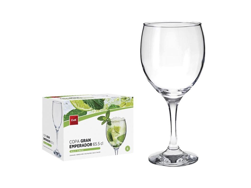 Emperador Vidrio Vino Tinto 65,5 cl