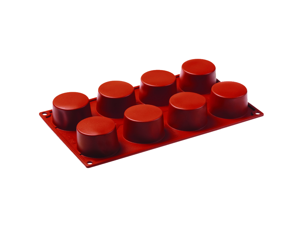 Molde para hornear de silicona, cilindro 8 forma  60 mm