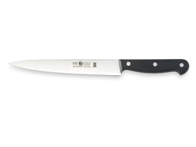 Cuchillo de trinchar - Acero inoxidable - Negro - 200mm