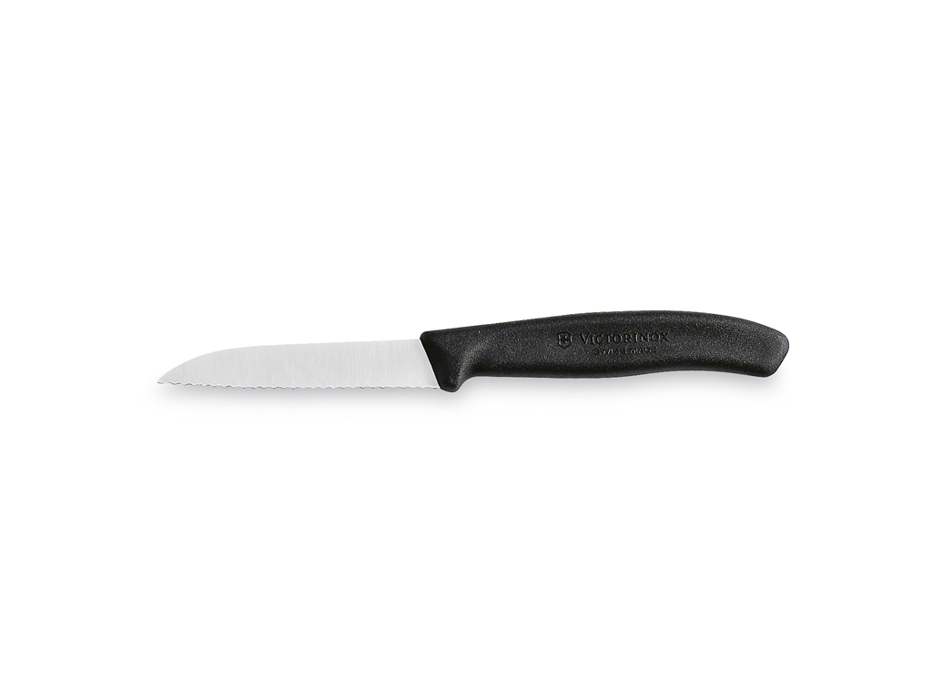 Cuchillo de hierbas con hoja ondulada, 8 cm, Victorinox