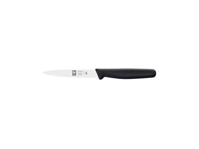 Cuchillo decorativo - Acero inoxidable - Negro - 90mm - Corte ondulado