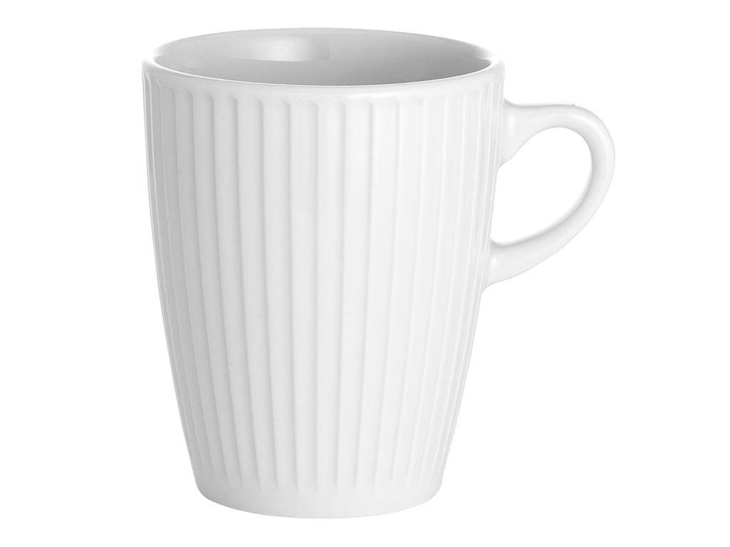 Taza Plissé 27 cl Blanca