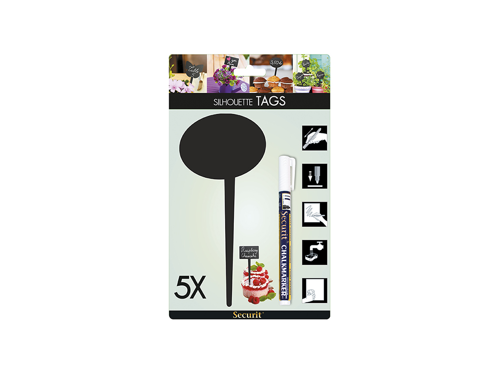 Etiqueta de precio burbuja, paquete de 5 piezas + 1 blanco tu