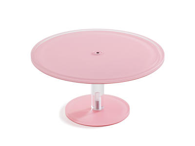 Soporte para pasteles en pie 30 cm Rosa Mealplak