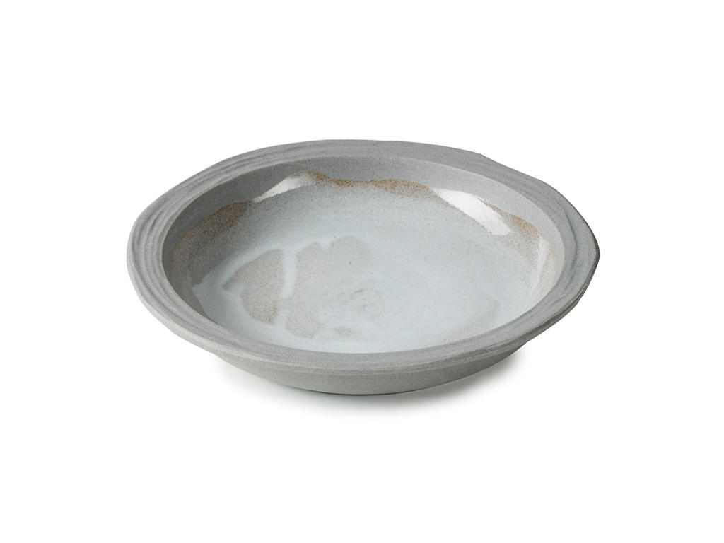 No.W Plato Profundo  21 cm Blanco/Gris