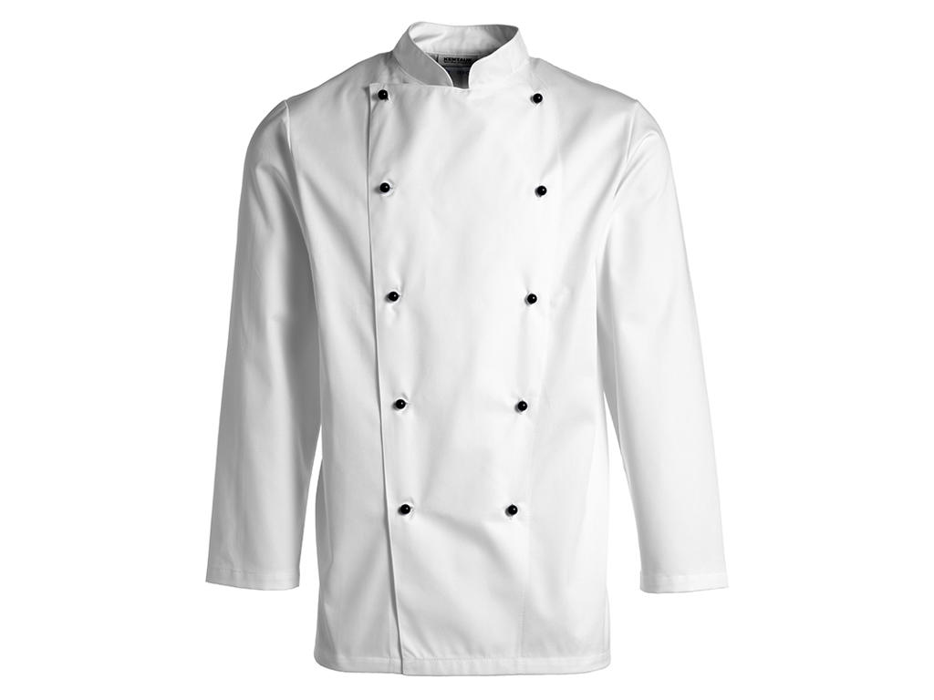 Kentaur Chaqueta de Chef Blanca