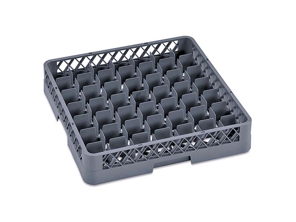 Bandeja de lavado para vasos 49 compartimentos gris