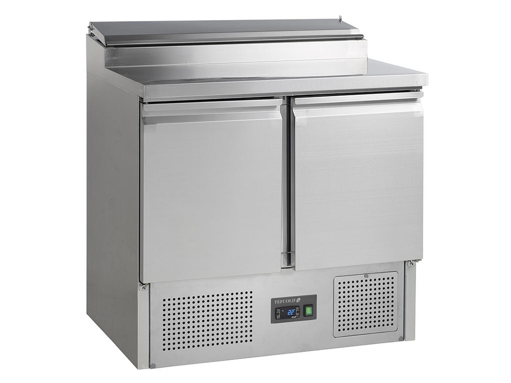 Mostrador refrigerado 2 puertas con accesorio de refrigeración GN1/6