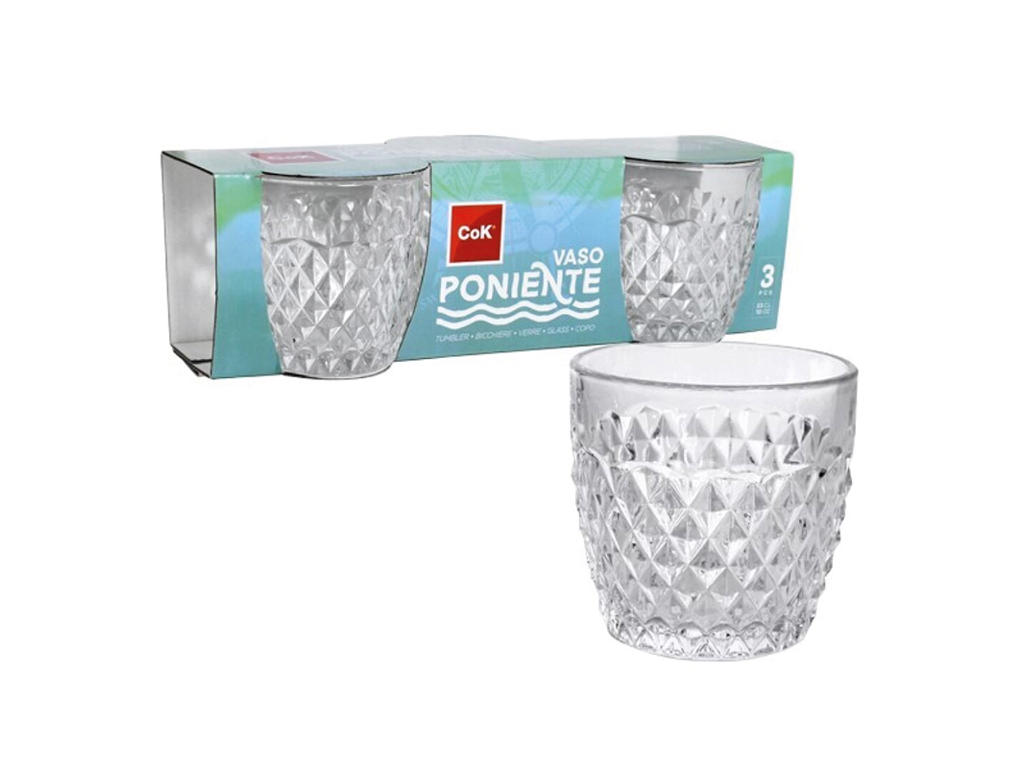 Vaso 33 cl 3-Pack Poniente