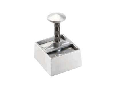 Prensa para carne de aluminio de 9,5 x 9,5 cm