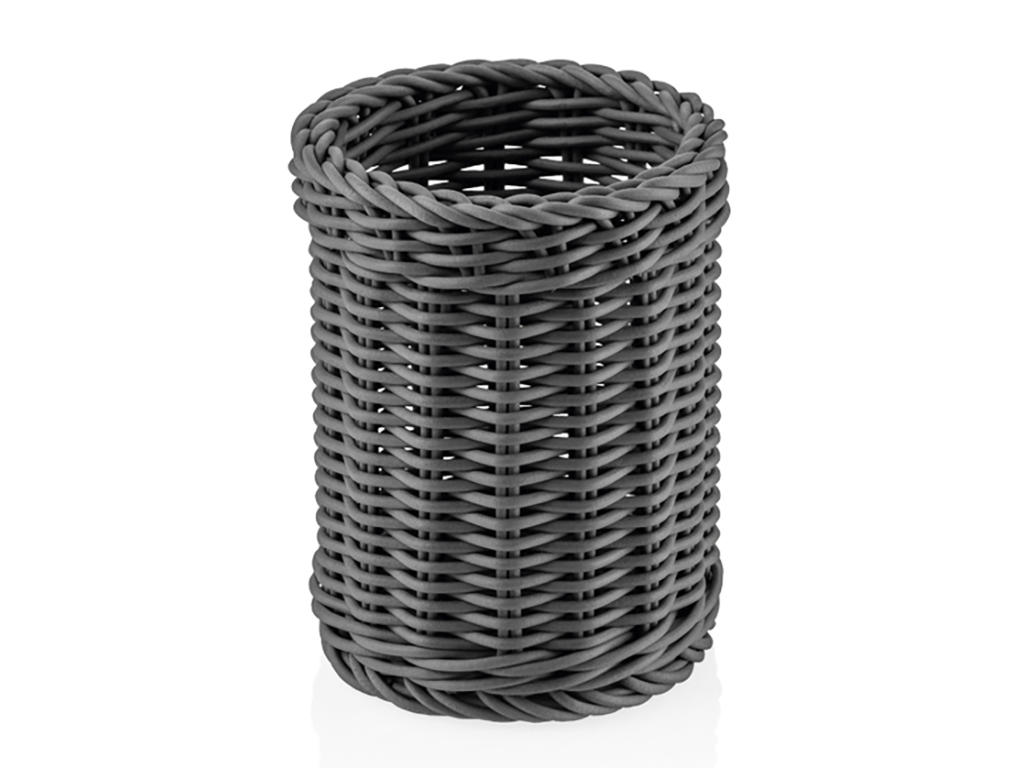 Cesta de cubiertos Gris 12 cm H15 cm Weaver Pro