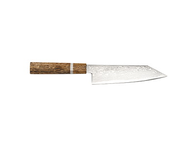 Cuchillo Santoku con mango de abedul 175mm