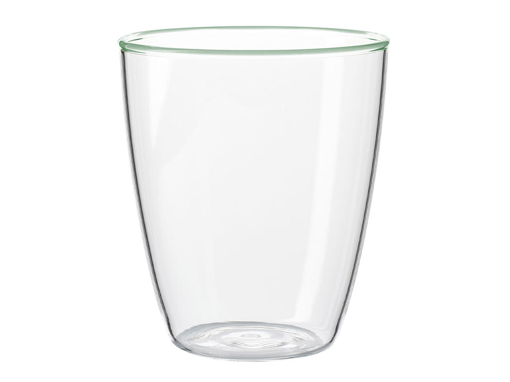 Vaso 29 cl Vida en Color Borde Verde