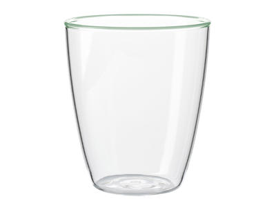 Vaso 29 cl Vida en Color Borde Verde