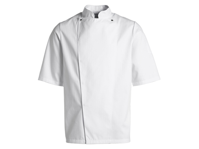 Chaqueta de cocinero blanca de manga corta, talla 132