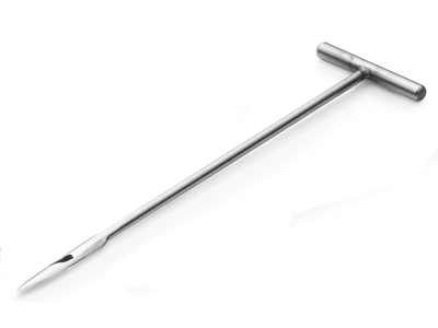 Aguja de tirante para golpe