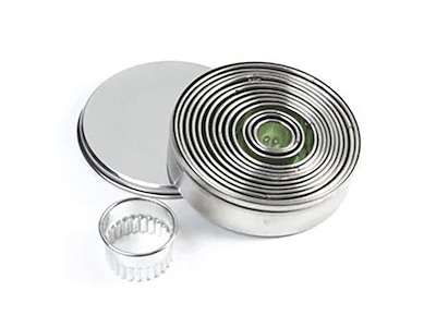 Juego de cortadores estriados 14 pcs 20-105mm