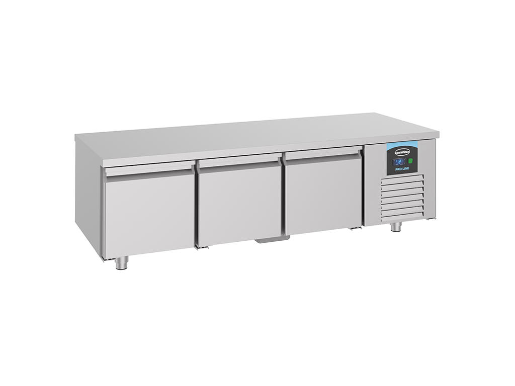 Mostrador refrigerado 3 puertas 1600x700x600 mm Pro