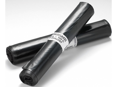 Bolsas de basura negras 70 x 110 cm.