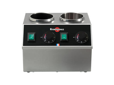 Calentador de chocolate para 2 botellas