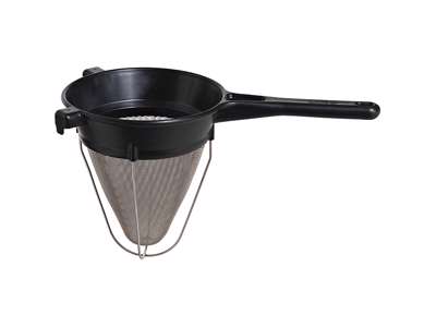 Visor puntiagudo 20cm marco de plástico malla fina