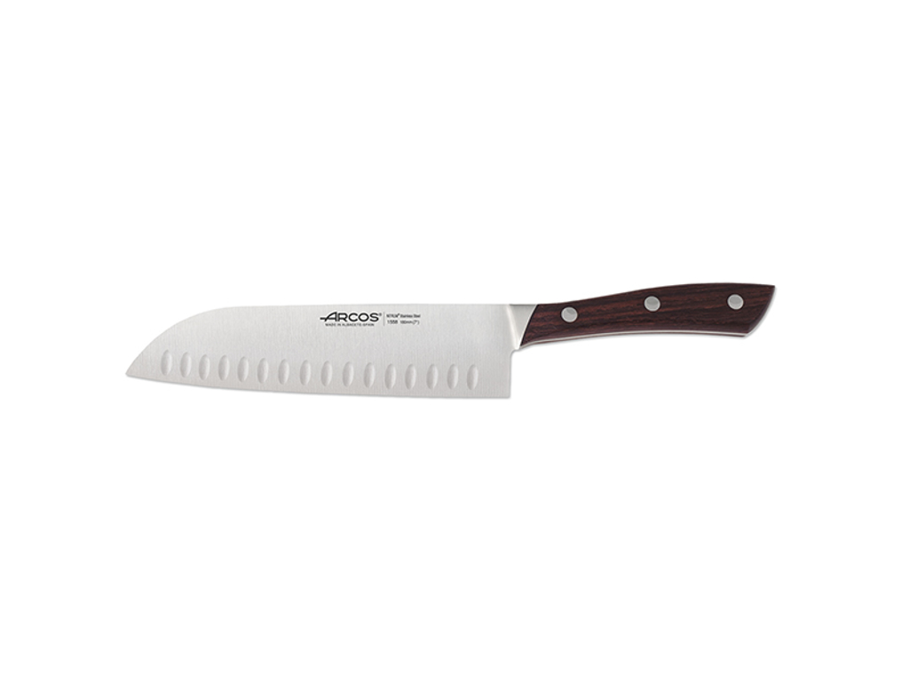 Cuchillo Santoku, 18 cm, Arcos Natura