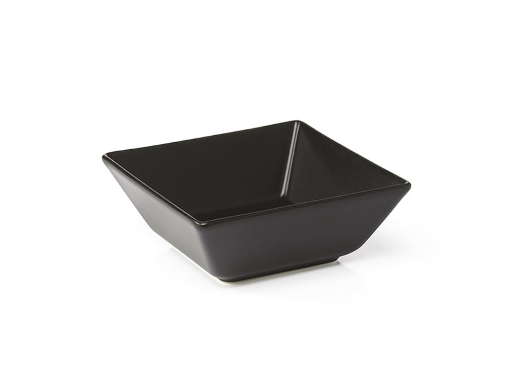 Cuenco cuadrado Quadro 13x13 cm Negro