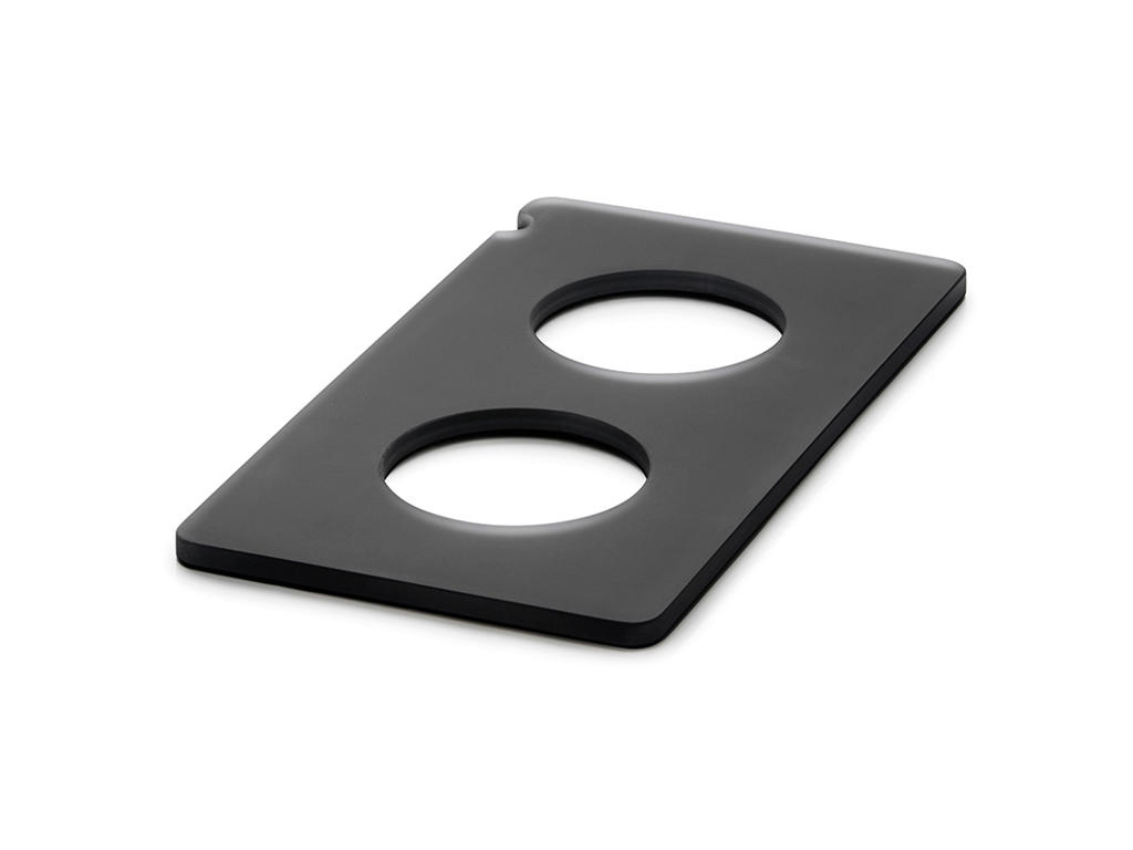 Bandeja para 2 Botellas 32,5x17,5 cm Antracita Una Escena