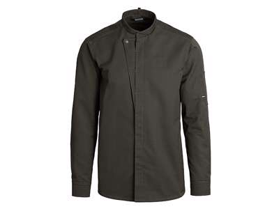 Kentaur Chaqueta de cocinero ciprés oliva c/ botón a presión