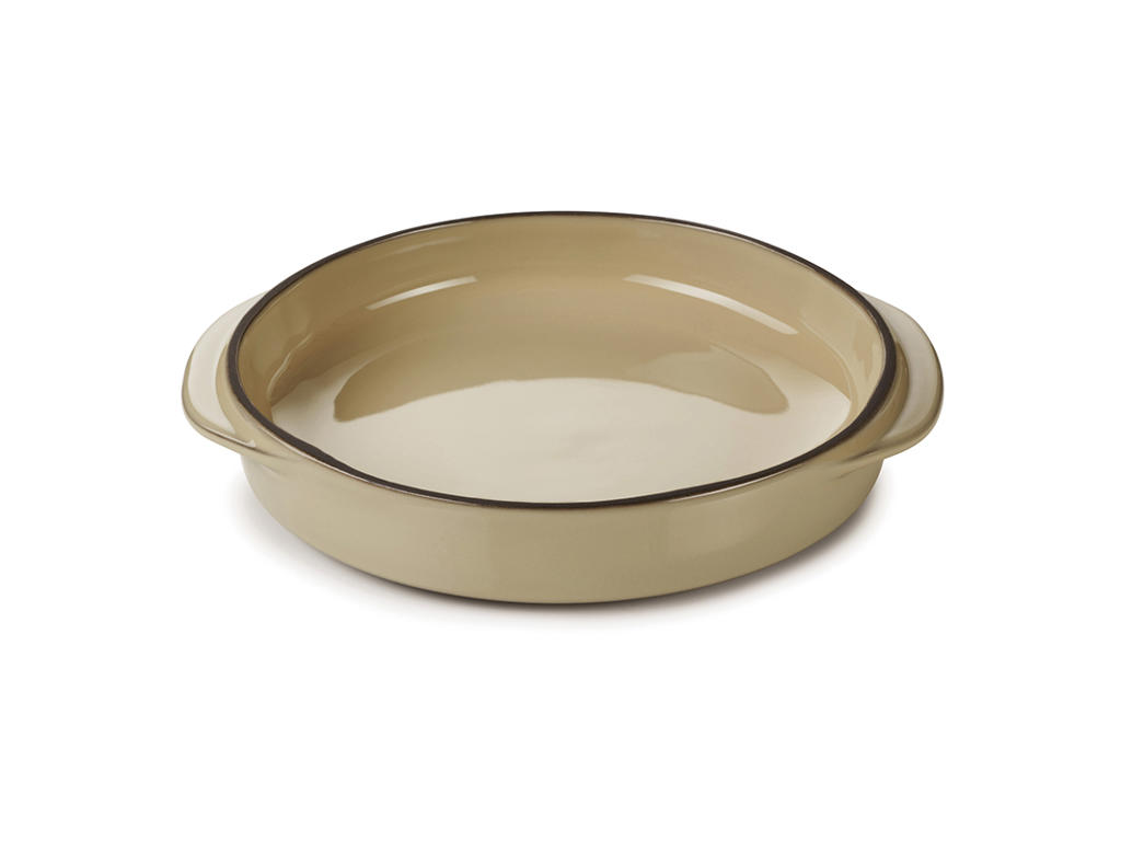 Plato 16x14 cm Beige Caractere Culinaire