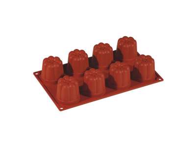 Molde para hornear de silicona 1/3 GN 8 bavarian