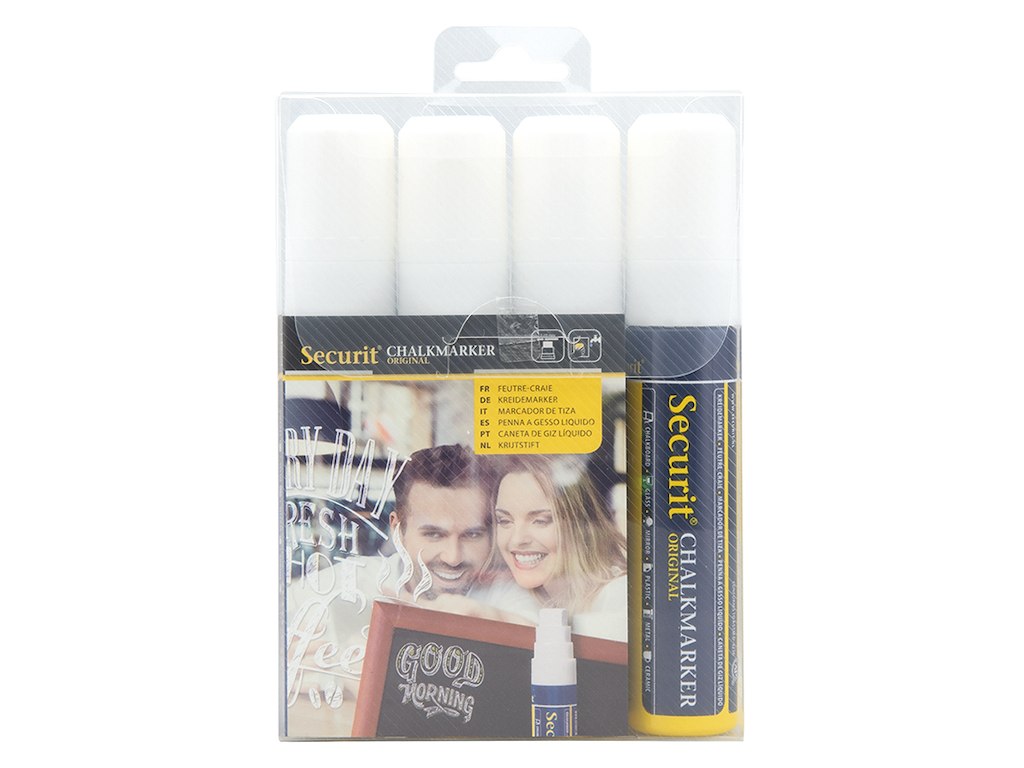 Marcador 4 pcs. ass. colores 7-15 mm para pizarra