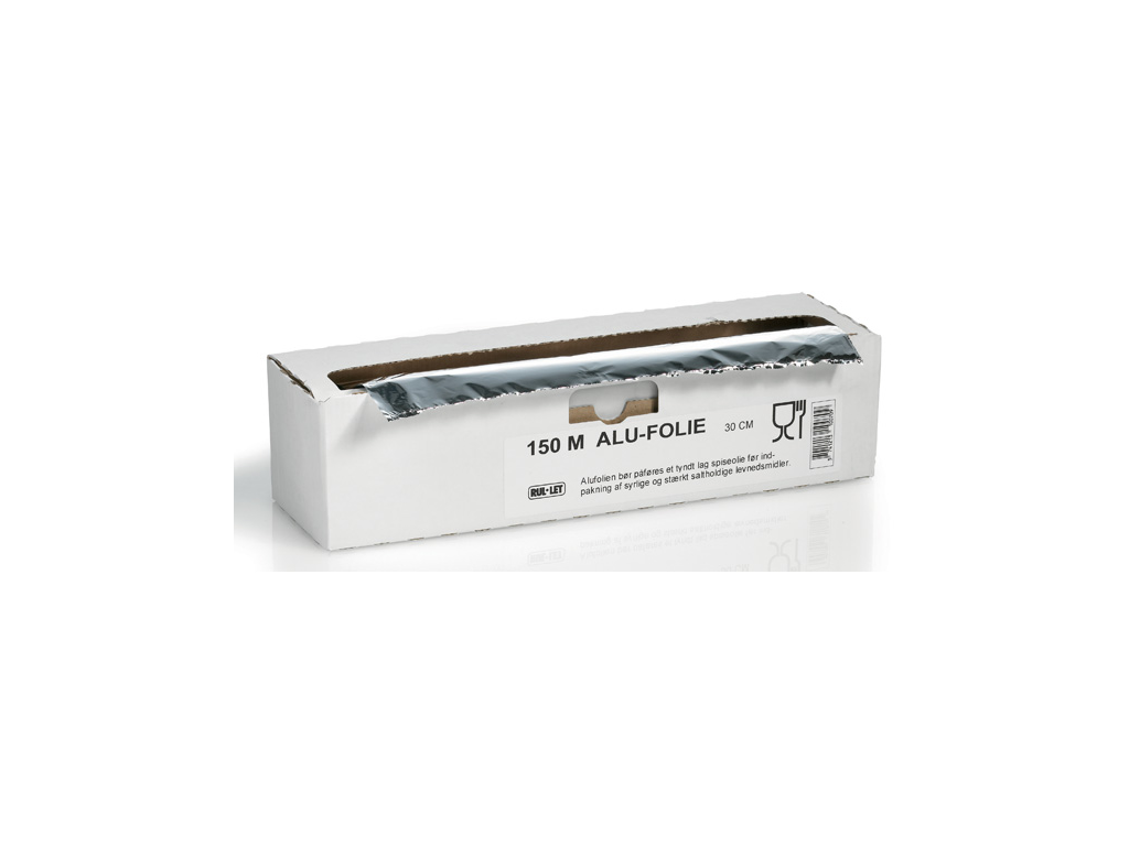 Aluminio 30 cm x 150 m en caja de corte