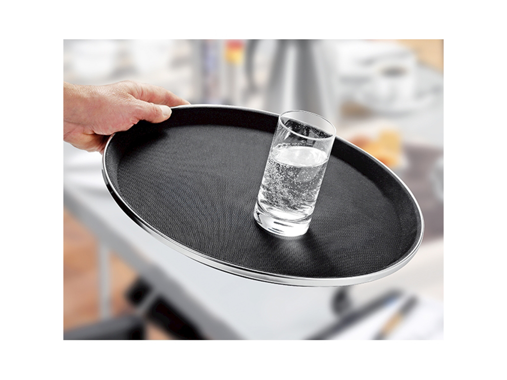 Bandeja de servicio Negra Antideslizante 36