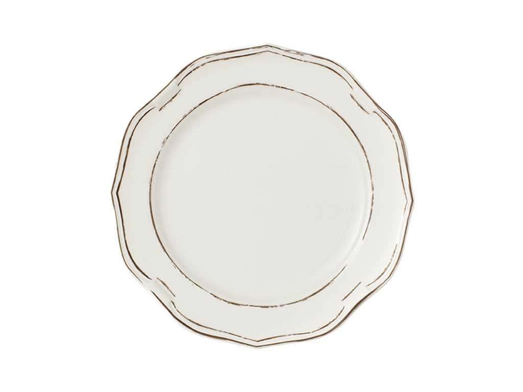 La Scala Patina Plato plano blanco  270