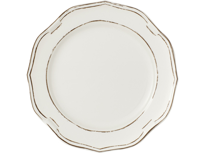 La Scala Patina Plato plano blanco  270