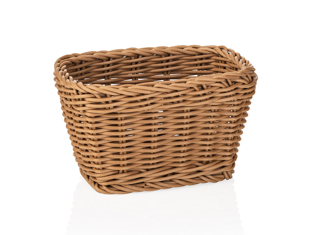 Cesta de pan Beige 17x11x9 cm Weaver Pro